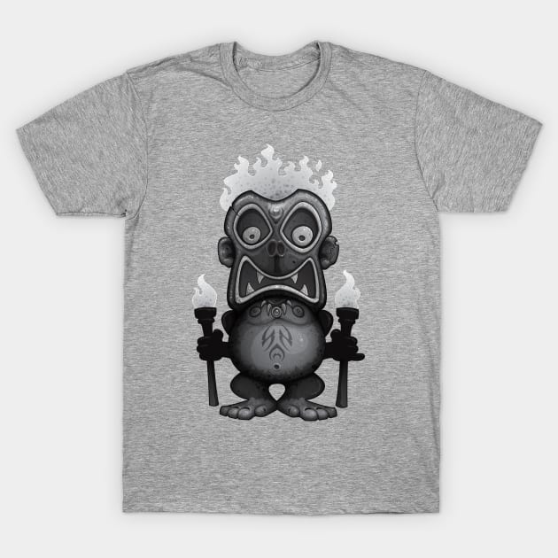 Tiki Munkee T-Shirt by fizzgig